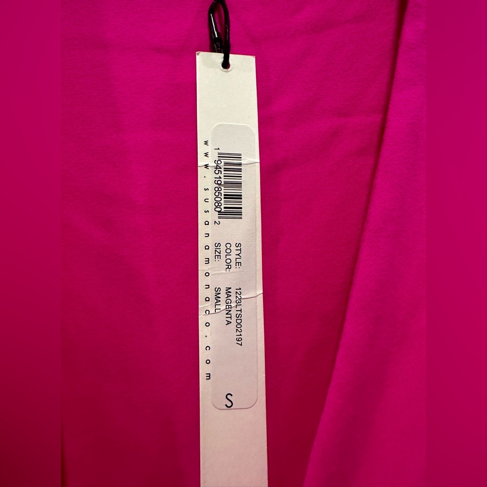 Susana Monaco Plunge Neck Bodycon Dress - Picture 9 of 10